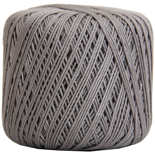 Cotton Crochet Thread - Size 3 - Grey- 140 yds - Threadart.com