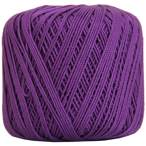 Cotton Crochet Thread - Size 3 - Purple- 140 yds - Threadart.com
