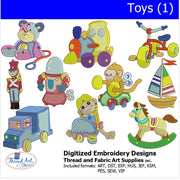 Machine Embroidery Designs - Toys(1) - Threadart.com