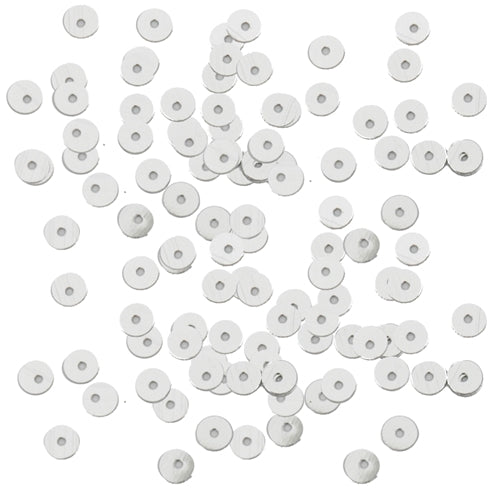 HotFix Loose Sequins - 4MM Silver Metallic - Threadart.com