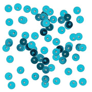 HotFix Loose Sequins - 4MM Turquoise Metallic - Threadart.com