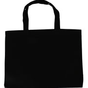 Six Pack of Canvas Totes - Black - 100% Cotton - 12x16 - Threadart.com