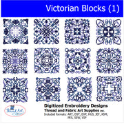 Machine Embroidery Designs - Victorian Blocks(1) - Threadart.com