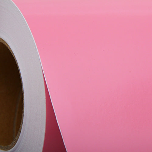 Whole Roll of Soft Pink Self Adhesive Sign Vinyl Film 24" Width by 50 Meters - Threadart.com