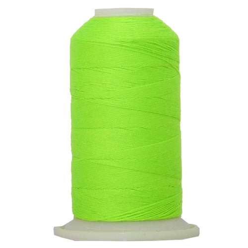 Neon Color Thread Neon Green Sewing Thread - All Purpose Polyester Spun Cones Spool ...