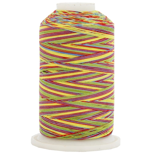 Multicolor Variegated Cotton Thread 600M - Carnival - Threadart.com