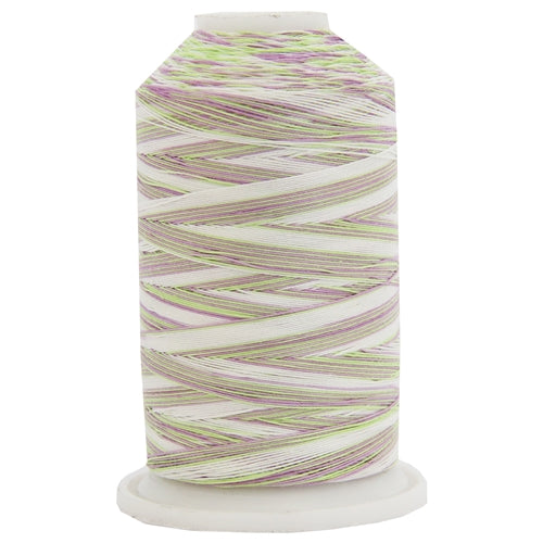 Multicolor Variegated Cotton Thread 600M - Violet Fields - Threadart.com