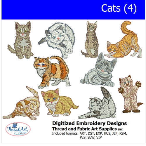 Machine Embroidery Designs Cats(4) —