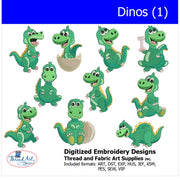 Machine Embroidery Designs - Dinos(1) - Threadart.com