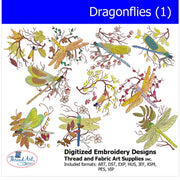 Machine Embroidery Designs - Dragonflies(1) - Threadart.com