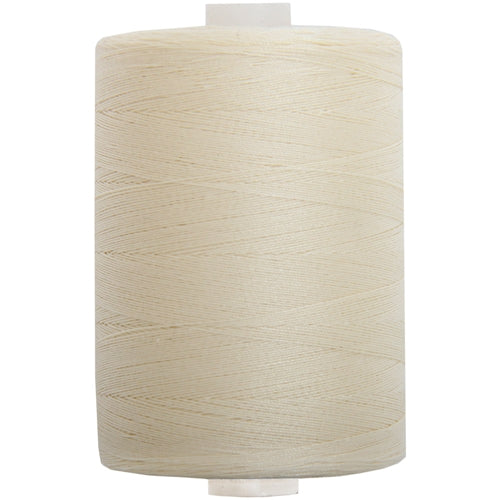 Cotton Quilting Thread - Ivory - 1000M - 50 Wt. - Threadart.com