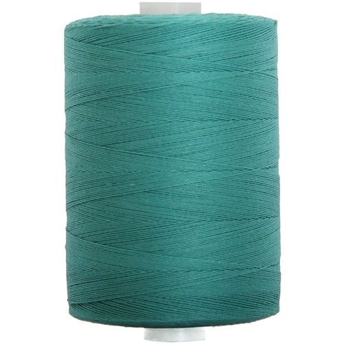 Threadart Cotton Sewing Thread - 1000M Spools - 50/3 - Teal - 50 Colors Available, Blue