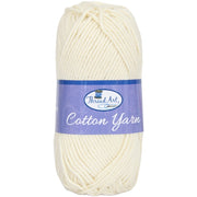 Crochet Cotton Yarn - #4 - Natural - 50 gram skeins - 85 yds - Threadart.com