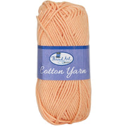 Crochet Cotton Yarn - #4 - Peach - 50 gram skeins - 85 yds - Threadart.com