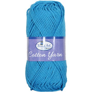 Crochet Cotton Yarn - #4 - Dark Aqua - 50 gram skeins - 85 yds - Threadart.com