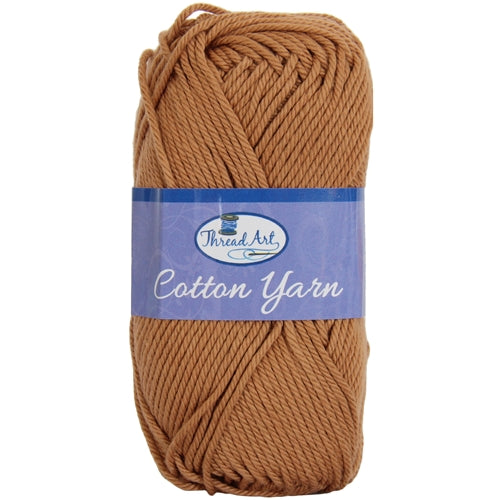 Crochet Cotton Yarn - #4 - Yellow - 50 gram skeins - 85 yds