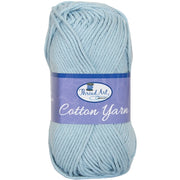 Crochet Cotton Yarn - #4 - Lt. Blue - 50 gram skeins - 85 yds - Threadart.com