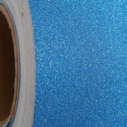 Blue Glitter Vinyl Peel and Stick Paper Self Adhesive 12" Wide - Threadart.com