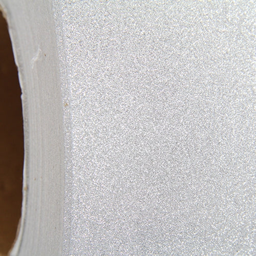 Glitter Silver Adhesive Vinyl Paper 12" Roll - Peel and Stick By the Yard - Threadart.com
