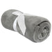 Pack of 3 Plush Fleece Blanket - Grey - Threadart.com