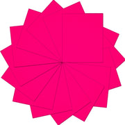 Neon Pink Iron On Vinyl - Heat Transfer Pack of  Sheets - Threadart.com