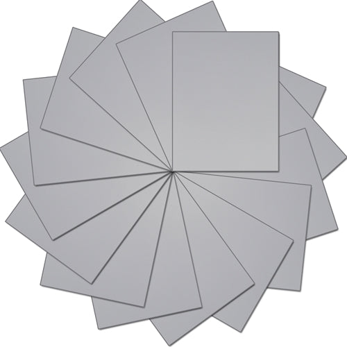 Silver Iron On Vinyl - Heat Transfer Pack of  Sheets - Threadart.com