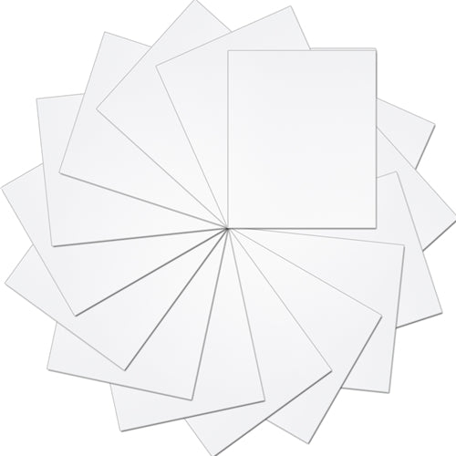 White Iron On Vinyl - Heat Transfer Pack of  Sheets - Threadart.com
