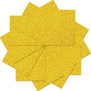 Gold Glitter  Iron On Vinyl - Pack of Heat Transfer Sheets - Threadart.com