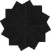Black Glitter  Iron On Vinyl - Pack of Heat Transfer Sheets - Threadart.com