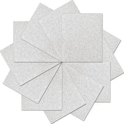 Silver Glitter  Iron On Vinyl - Pack of Heat Transfer Sheets - Threadart.com