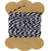 Cotton Baker's Twine - 10 Yards - ColorTwist - Black & White - Threadart.com