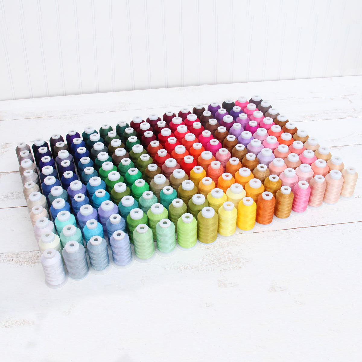 160 Thread 160 Colors Machine Embroidery Thread - Polyester, 1000M, Kit, Set ...
