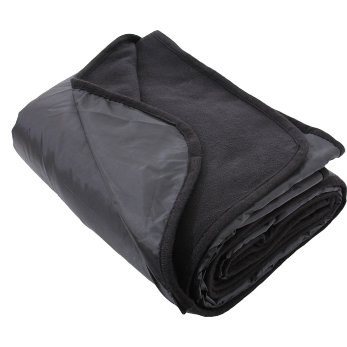 Pack of 3 Waterproof Picnic Blanket - 79"x55" - Black - Camping, Sports - Threadart.com