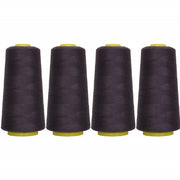Four Cone Set of Polyester Serger Thread - Dk Navy 441 - 2750 Yards Each - Threadart.com