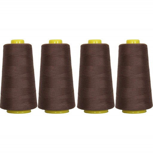 4-pack All Purpose Sewing Thread Cones 6000 Yards Each for Sewing, Serger  Machines, Quilting, Overlock, Merrow and Hand Embroidery 