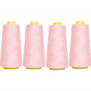 Four Cone Set of Polyester Serger Thread - Mauve 141 - 2750 Yards Each - Threadart.com