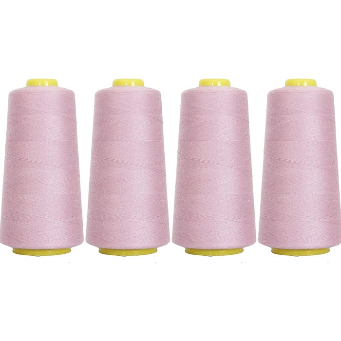 Four Cone Set of Polyester Serger Thread - Violet 253 - 2750 Yards Each - Threadart.com