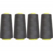 Four Cone Set of Polyester Serger Thread - Off Black 099 - 2750 Yards Each - Threadart.com