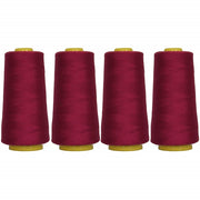 Four Cone Set of Polyester Serger Thread - Rose Jubilee 388 - 2750 Yards Each - Threadart.com