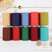 Cotton Quilting Thread Set - 10 Jewel Tones - 1000 Meters - Threadart.com