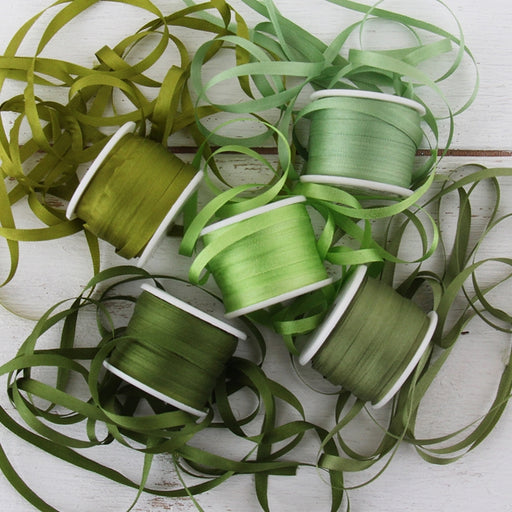 Silk Ribbon | 100% Pure Silk in 50 Colors & 3 Widths — Threadart.com