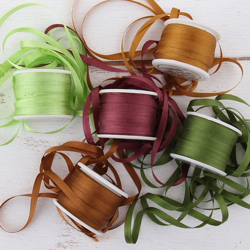 4mm Silk Ribbon - 50 Colors - 10 Meters - For Embroidery —