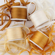 4mm Silk Ribbon Set - Warm Shades - Four Spool Collection - Threadart.com