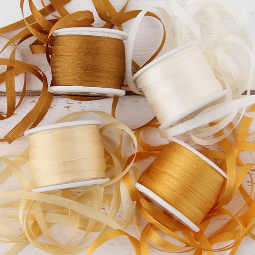 4mm Silk Ribbon Set - Romantic Shades - Seven Spool Collection —