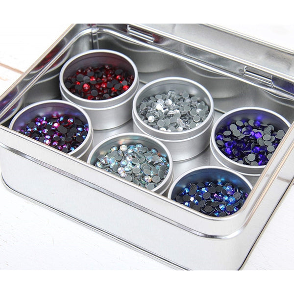 Hot Fix Rhinestone Set In 6 Patriotic Colors - SS10 - Threadart.com