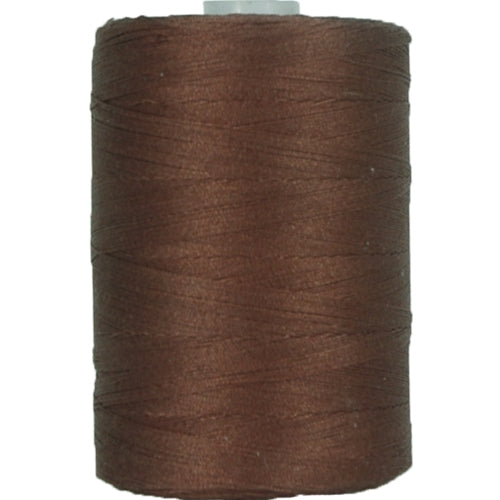 Cotton Quilting Thread - Chocolate Brown - 1000 Meters - 50 Wt. - Threadart.com