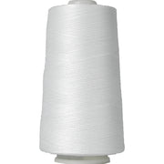 Heavy Duty Cotton Quilting Thread - White - 2500 Meters - 40 Wt. - Threadart.com