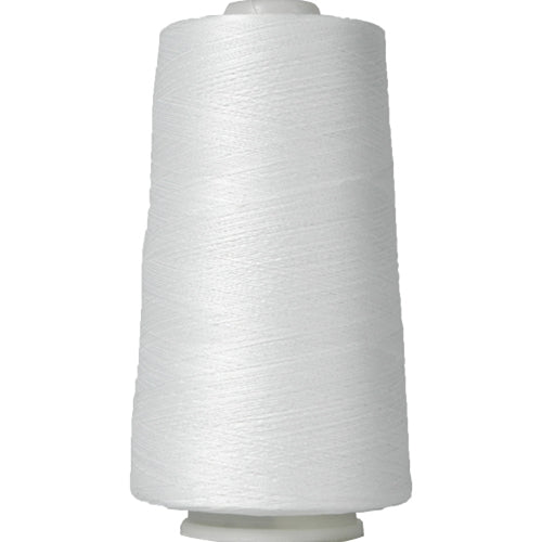 Heavy Duty Cotton Quilting Thread - White - 2500 Meters - 40 Wt.