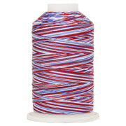 Multicolor Variegated Cotton Thread 600M - Patriotics - Threadart.com