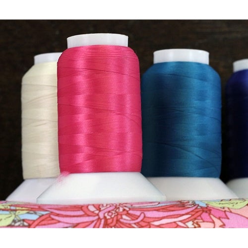 40 Colors of Wooly Nylon Thread Set - 1000 Meter Spools - Threadart.com